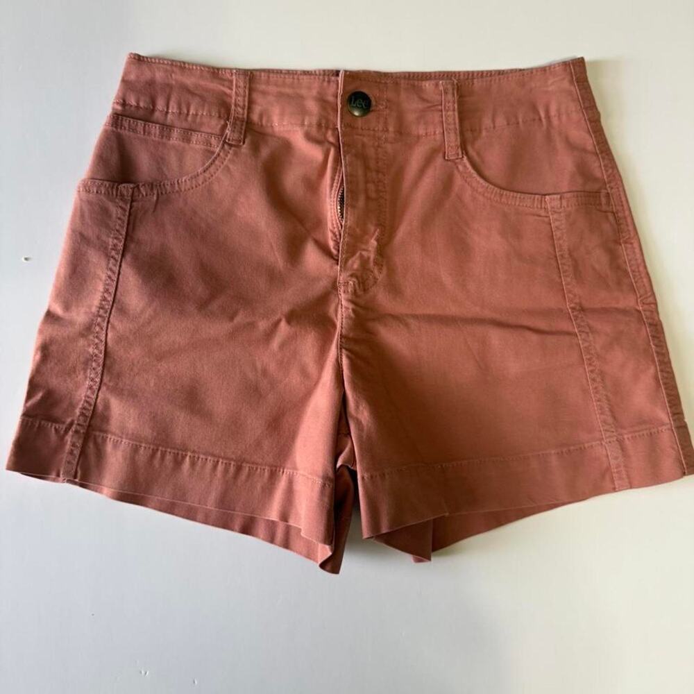 Lee dusty rose carpenter shorts